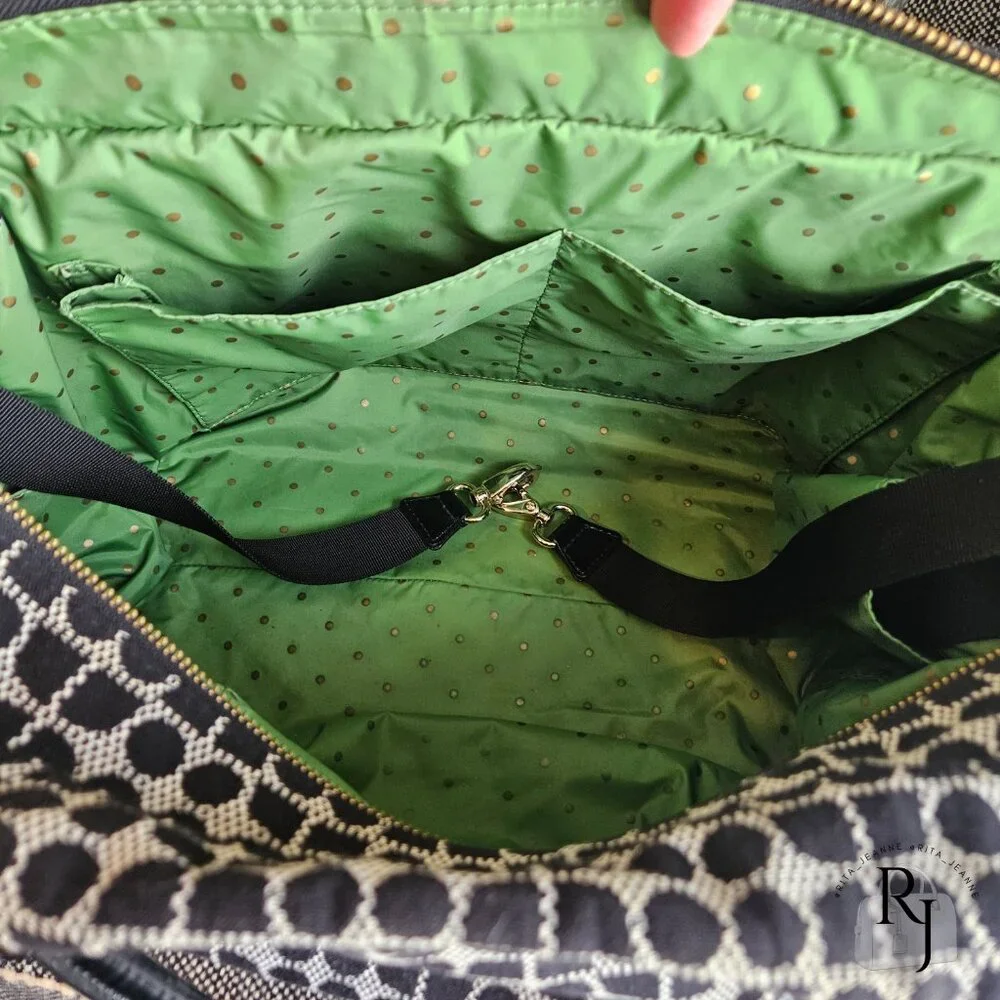 Kate Spade Classic Noel Henry Geometric Diaper Tote Bag - No Pad - Picture 10 of 16